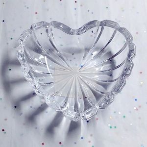 Mikasa Crystal 4”W X 3 3/4”H X 7/8”D Romantic Jewel Dish